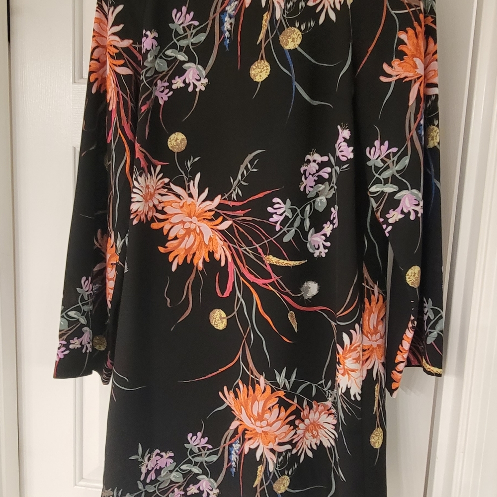 SOLD Floral Long Sleeved Shirt Dress